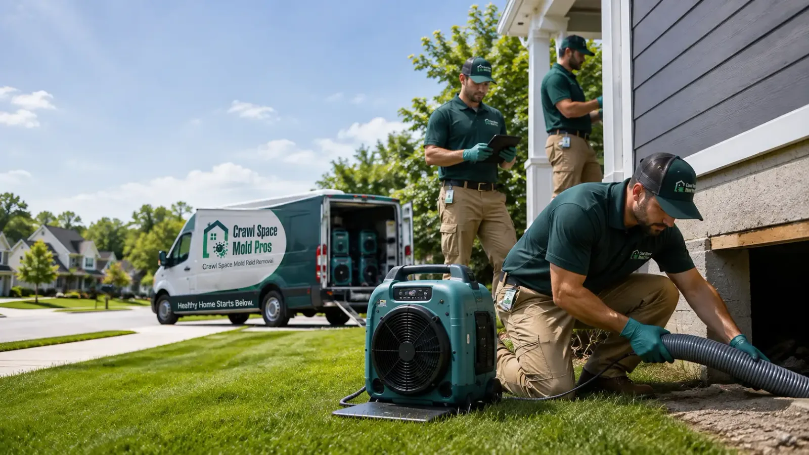 Crawl Space Mold Removal in Kent, WA